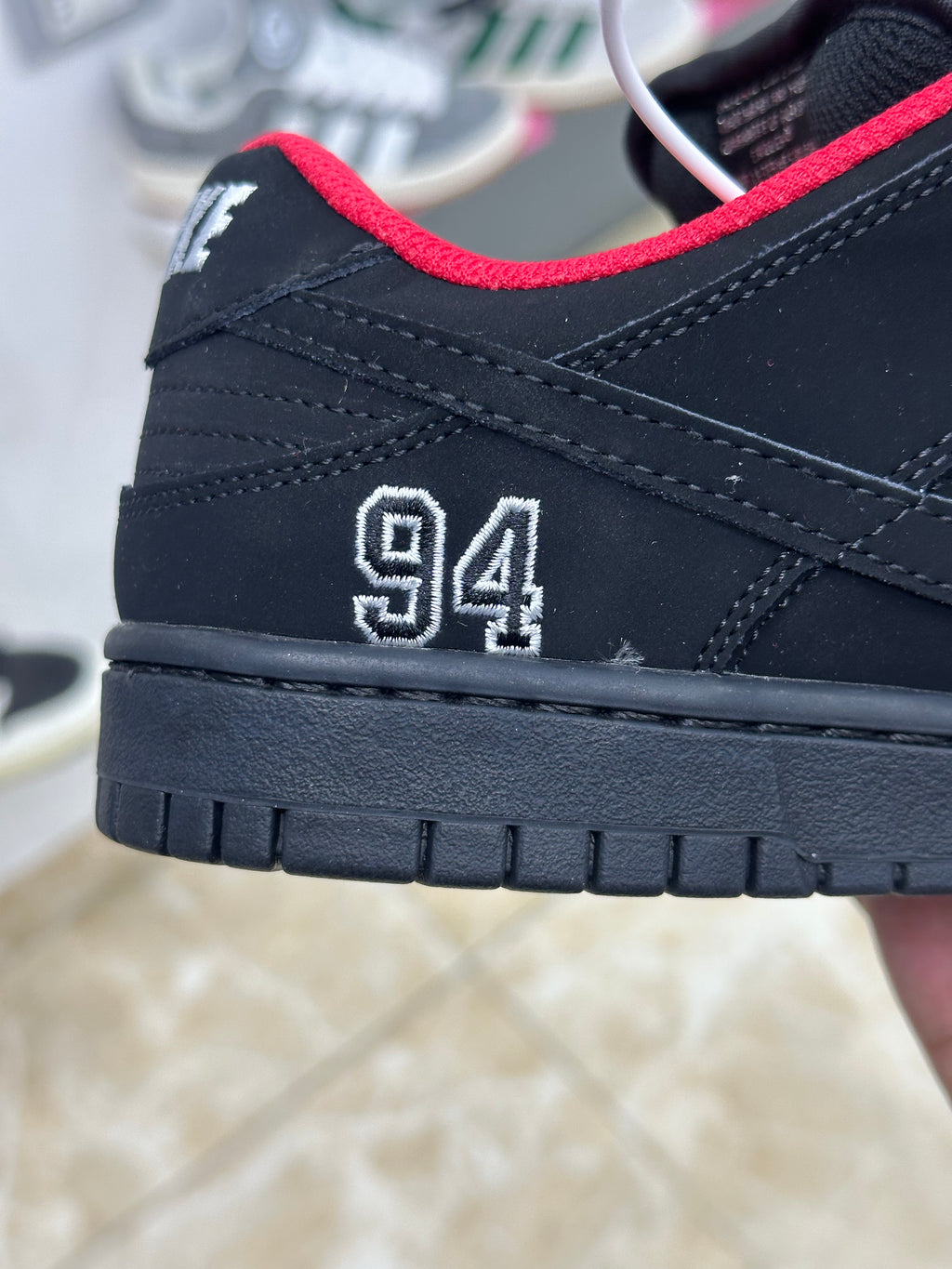Nike Dunk Low Supreme 94 Black ORG