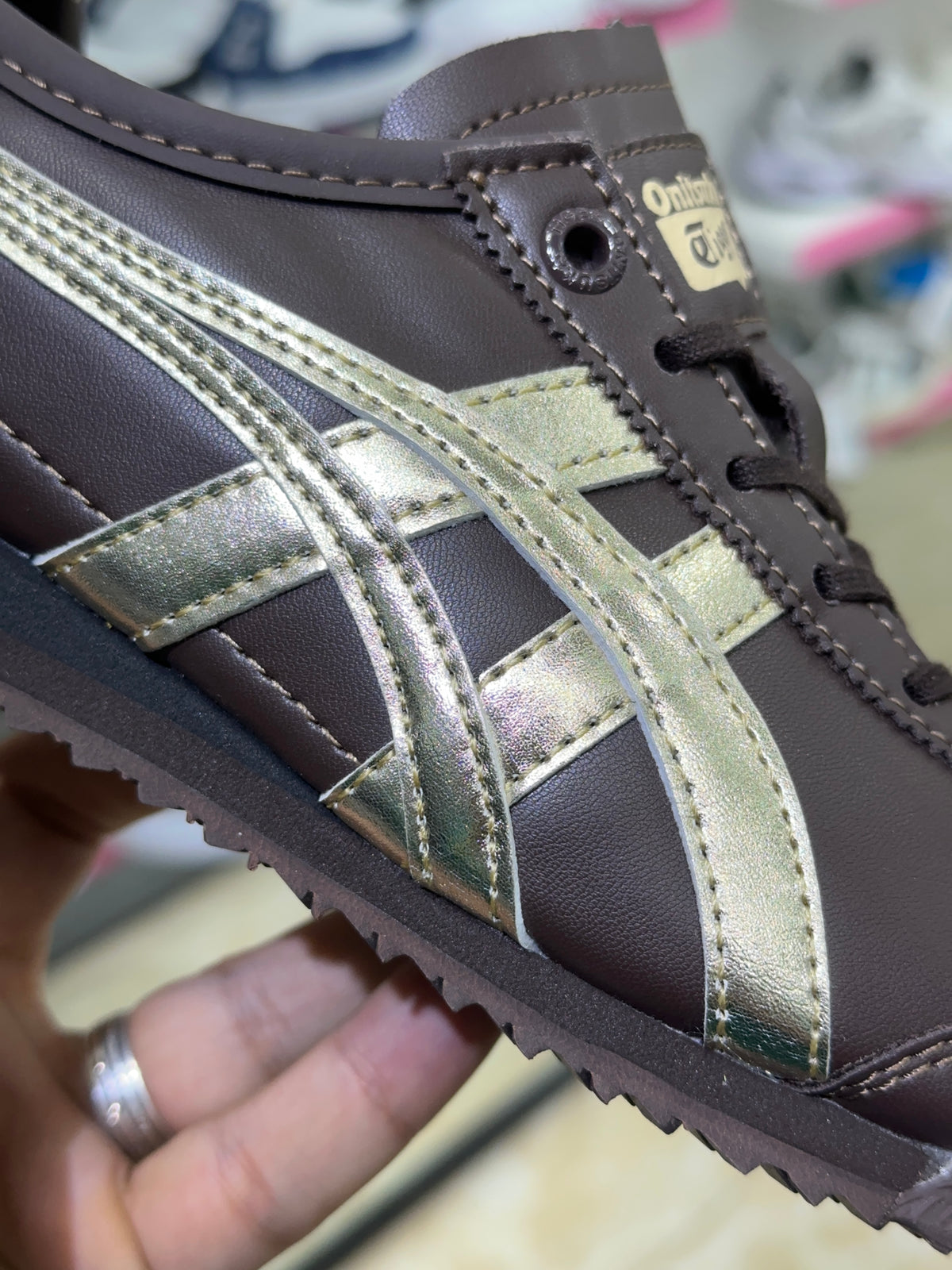 Onitsuka Tiger Mexico 66 SD Licorice Brown Champagne