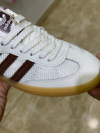 Adidas Samba Mule Off White Preloved Brown gum sole