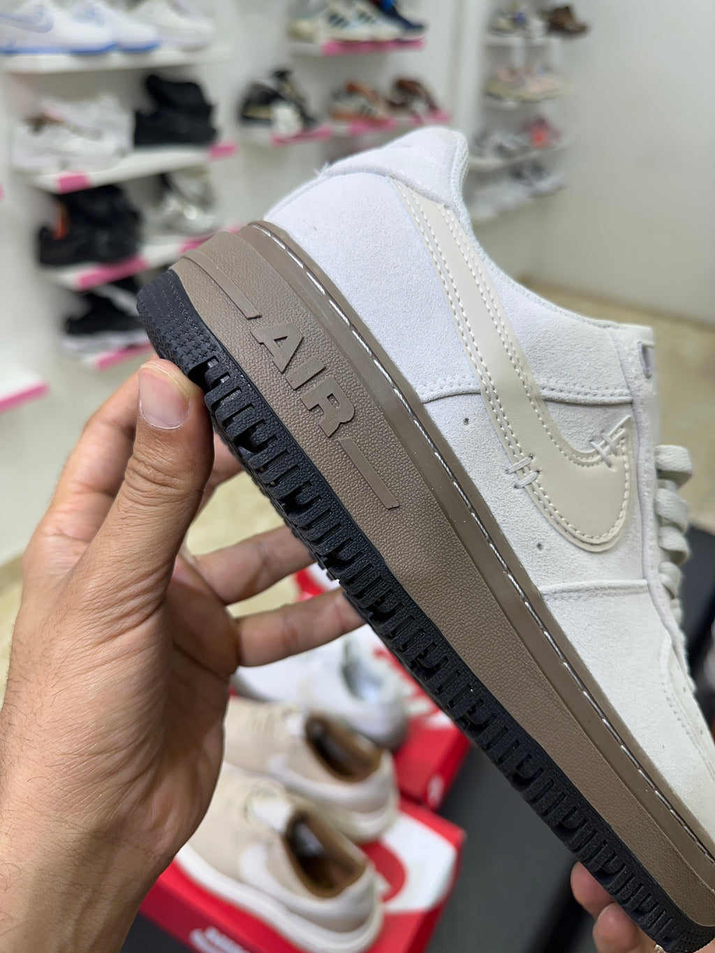 Nike Air Force 1 Low Luxe "Light Orewood Brown"