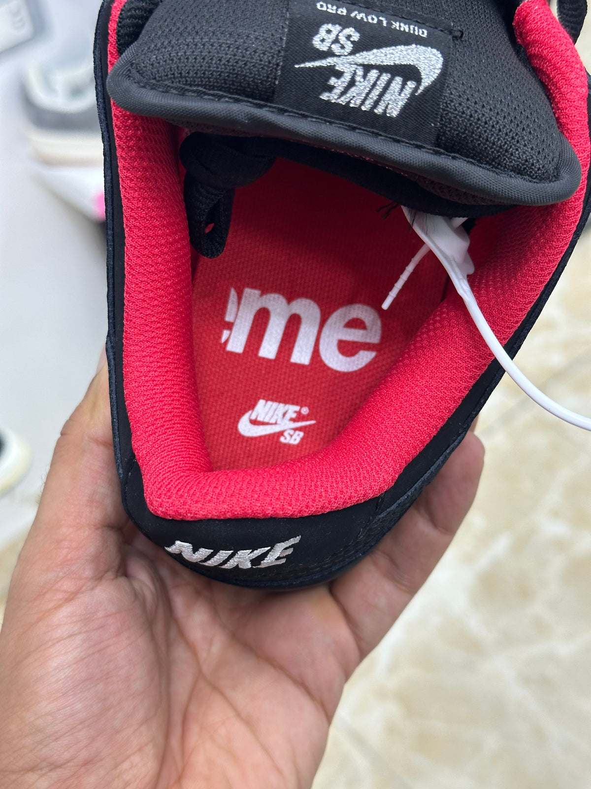 Nike Dunk Low Supreme 94 Black ORG
