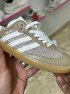 Adidas Samba Mule Beige Off White Gum