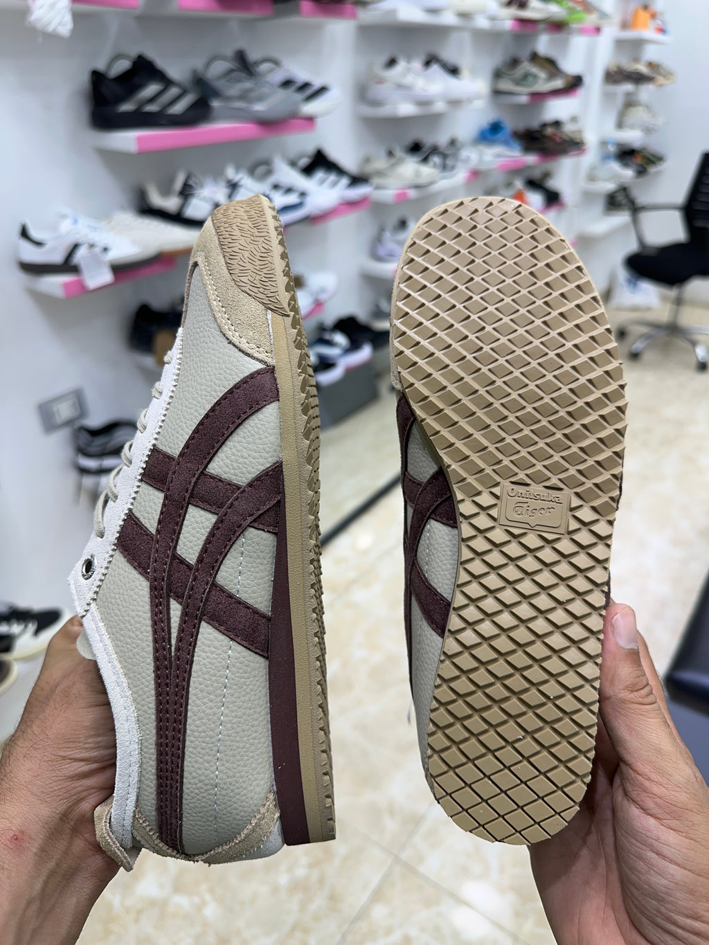 Onitsuka Tiger Mexico 66 SD Vintage Putty Dark Brown
