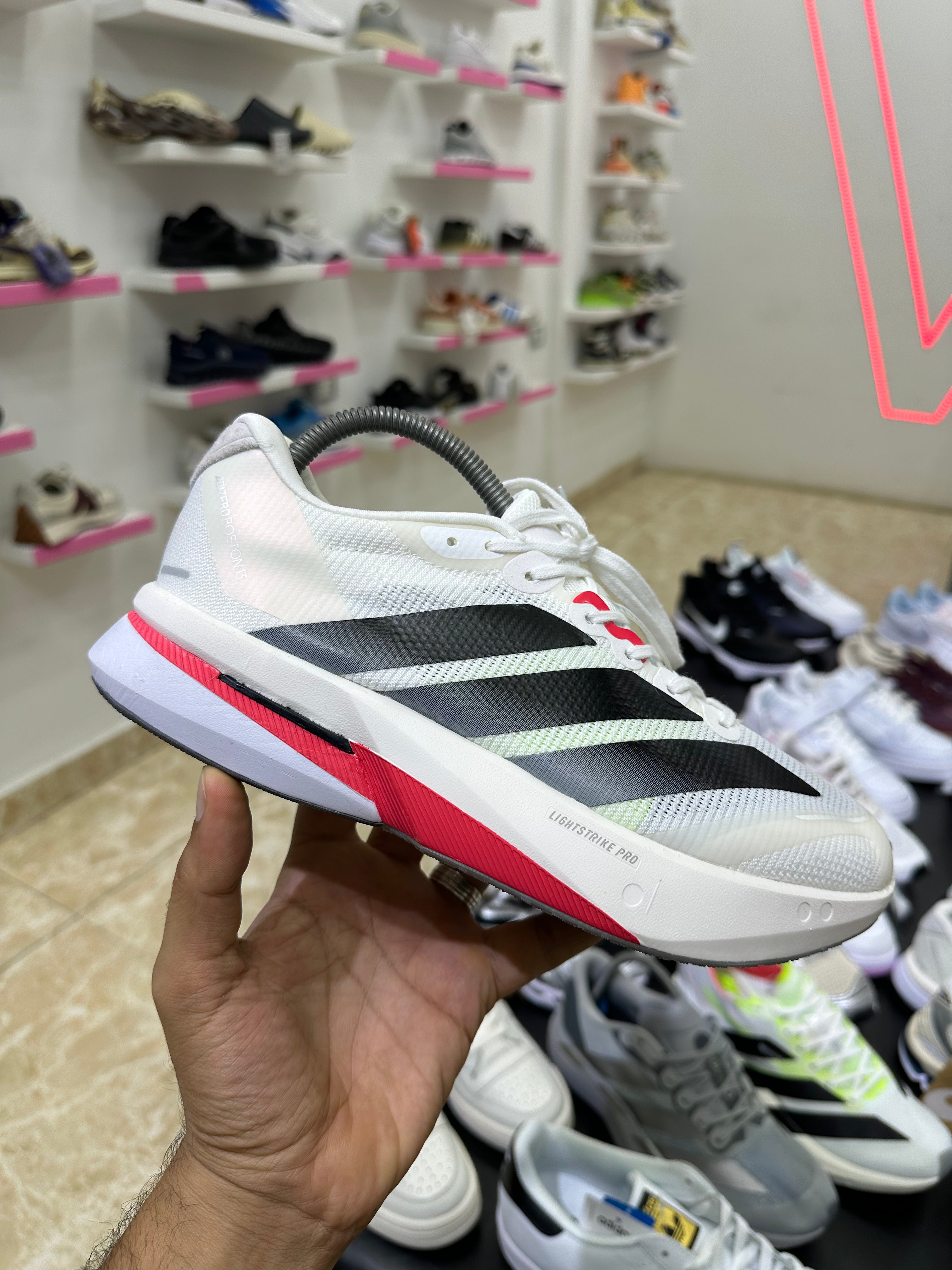 Adidas Adizero Boston 13 “White Red”
