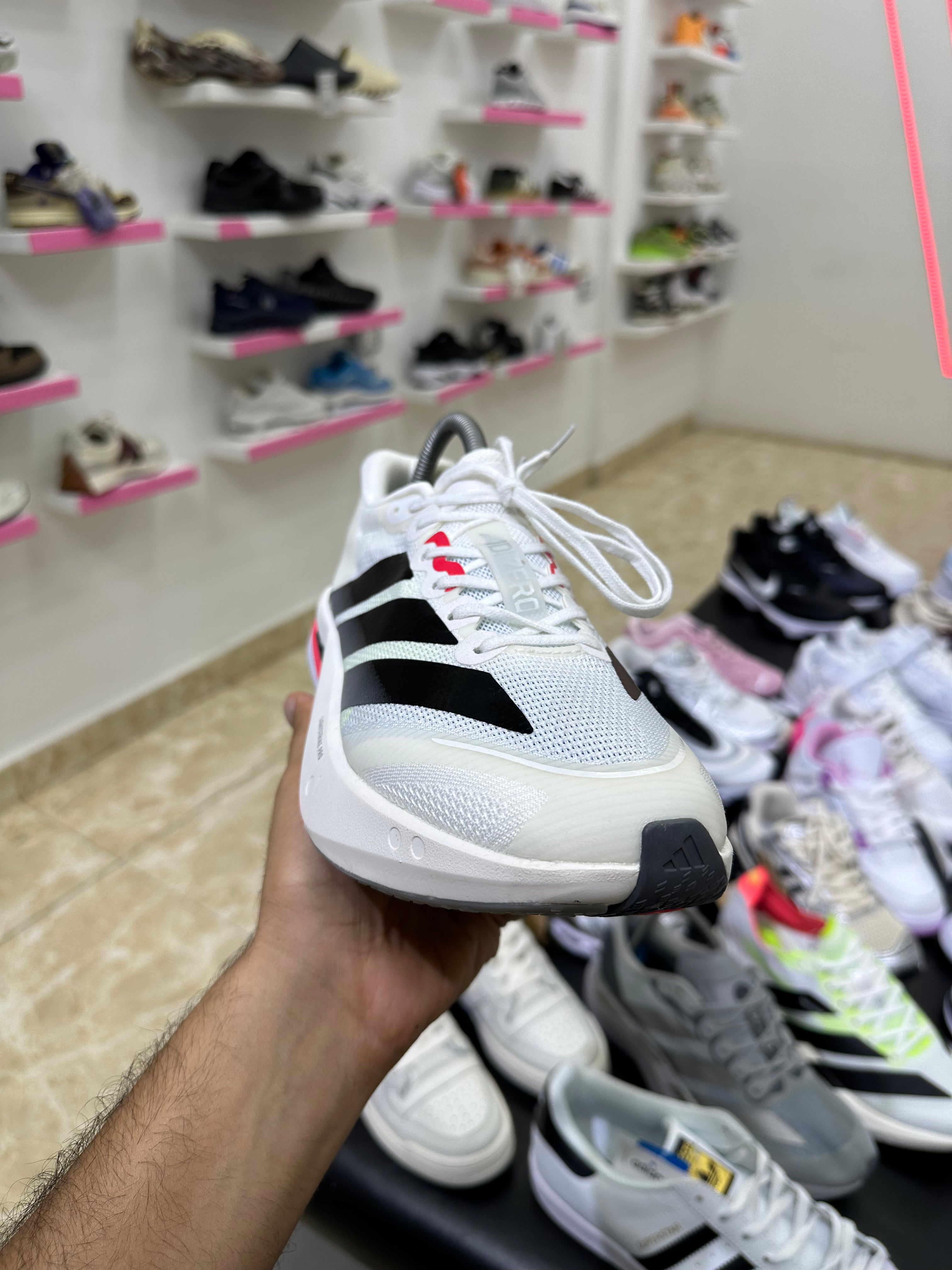 Adidas Adizero Boston 13 “White Red”