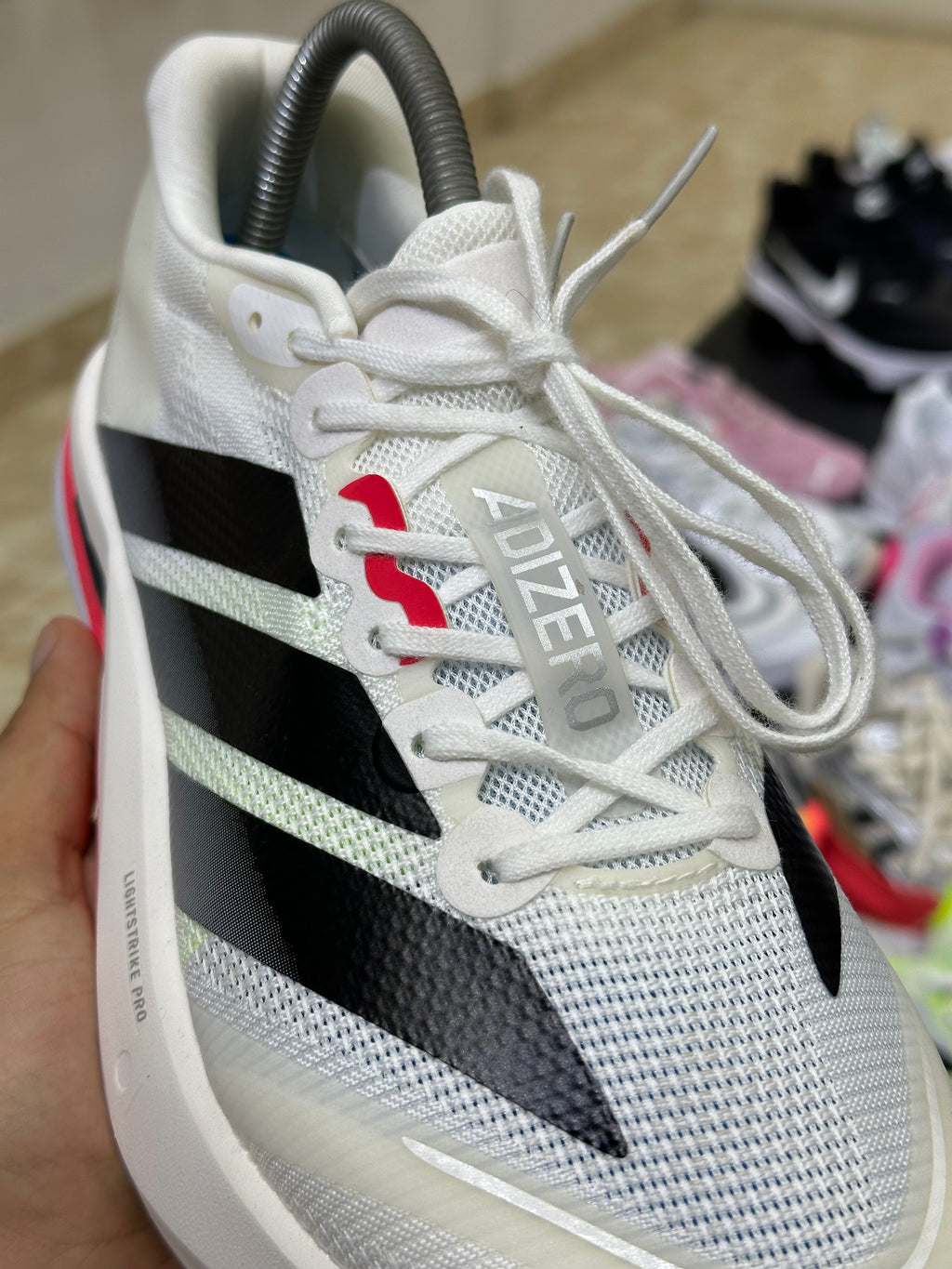Adidas Adizero Boston 13 “White Red”